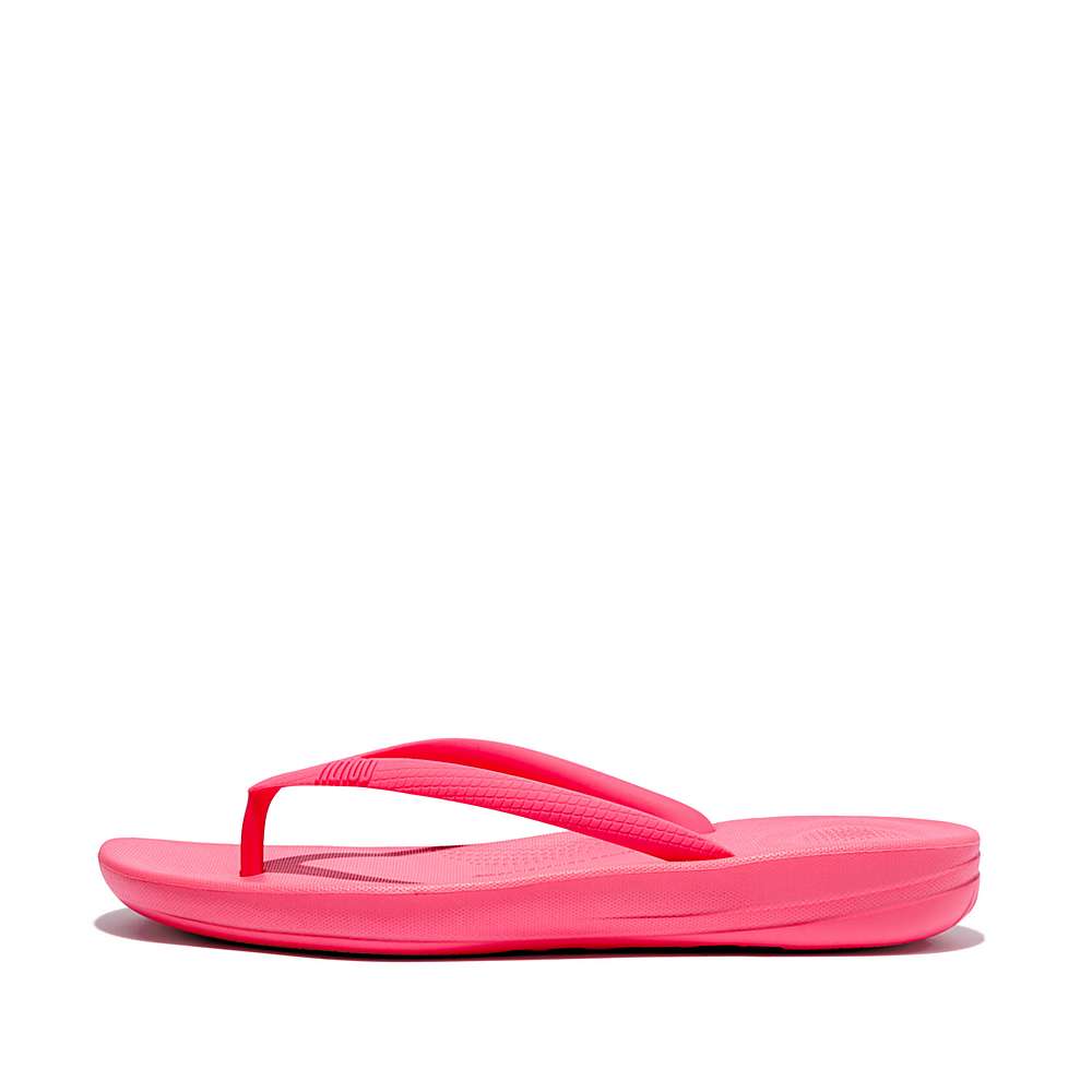 Tong Fitflop IQUSHION Ergonomic Femme Rose | GUJ-612498