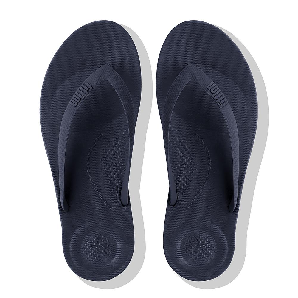 Tong Fitflop IQUSHION Ergonomic Homme Bleu Marine | XNF-673914