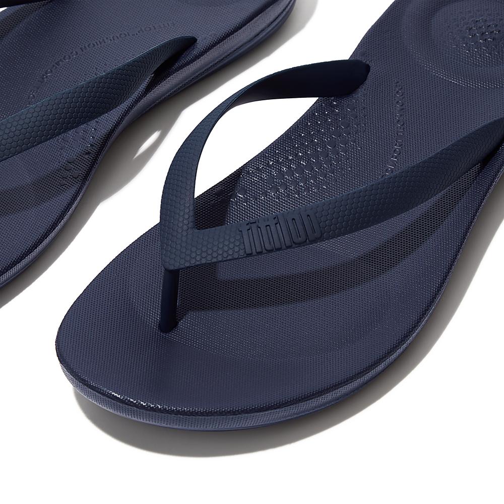 Tong Fitflop IQUSHION Ergonomic Homme Bleu Marine | XNF-673914