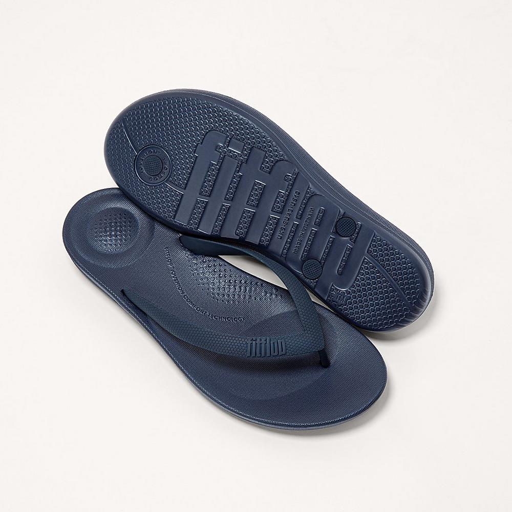 Tong Fitflop IQUSHION Ergonomic Homme Bleu Marine | XNF-673914