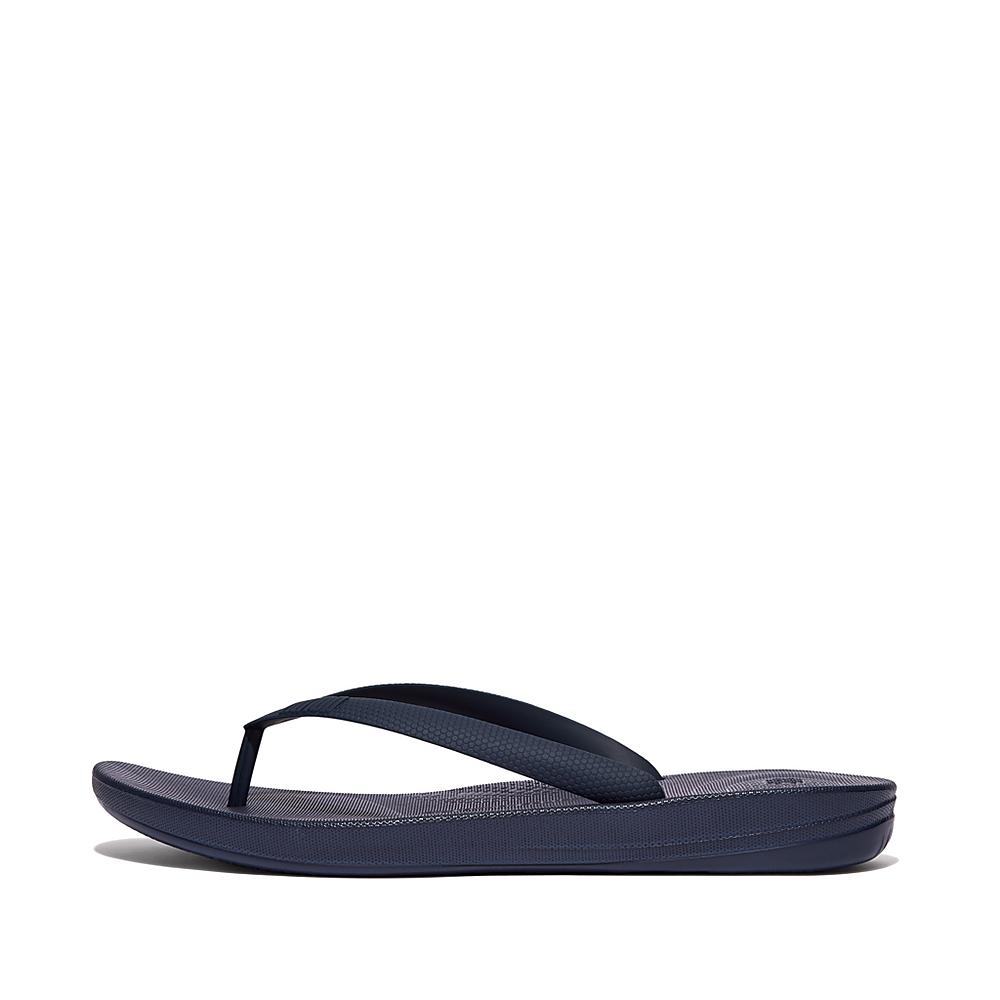 Tong Fitflop IQUSHION Ergonomic Homme Bleu Marine | XNF-673914